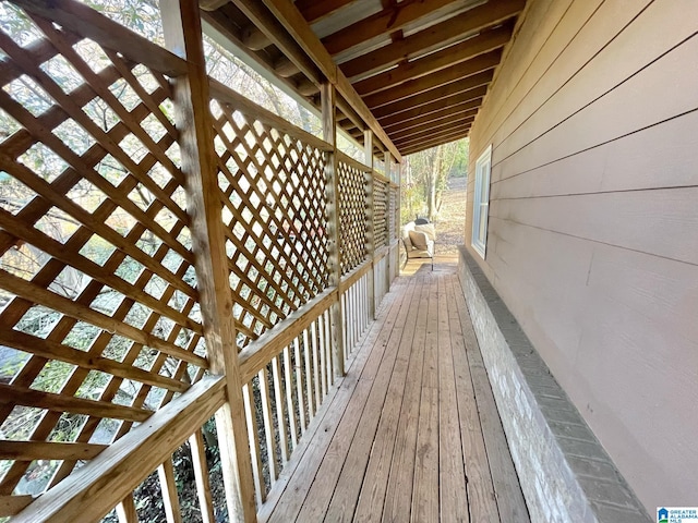 view of deck