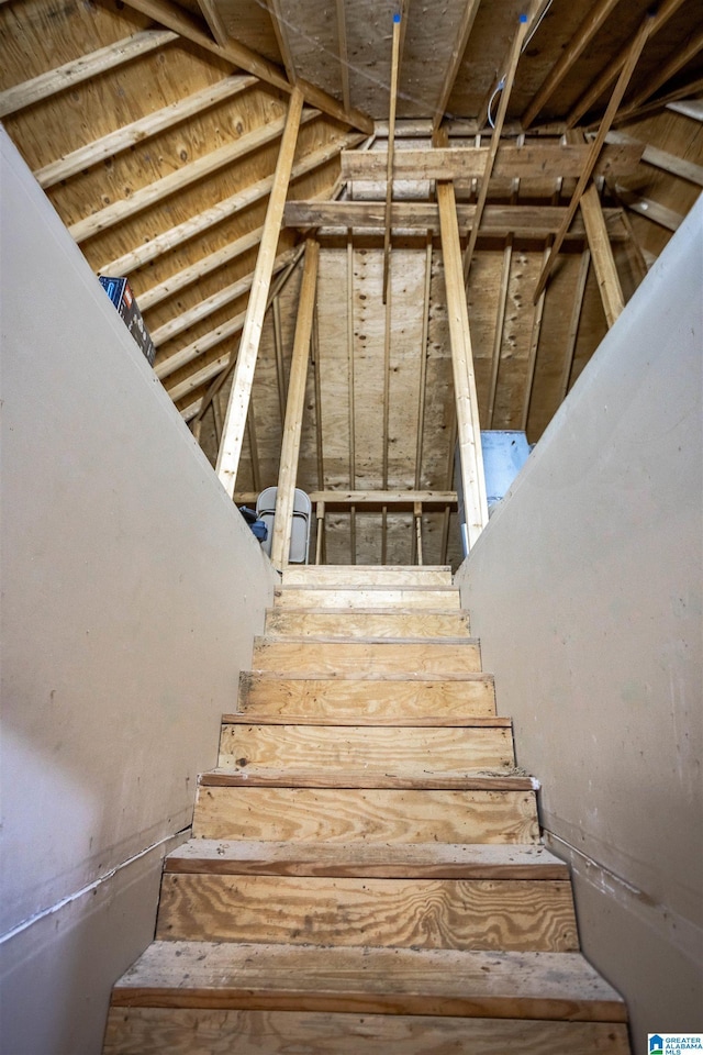 view of staircase