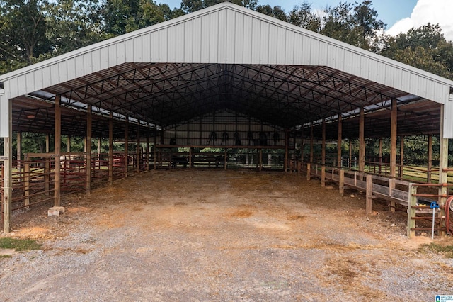 view of stable