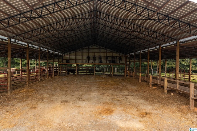 view of stable