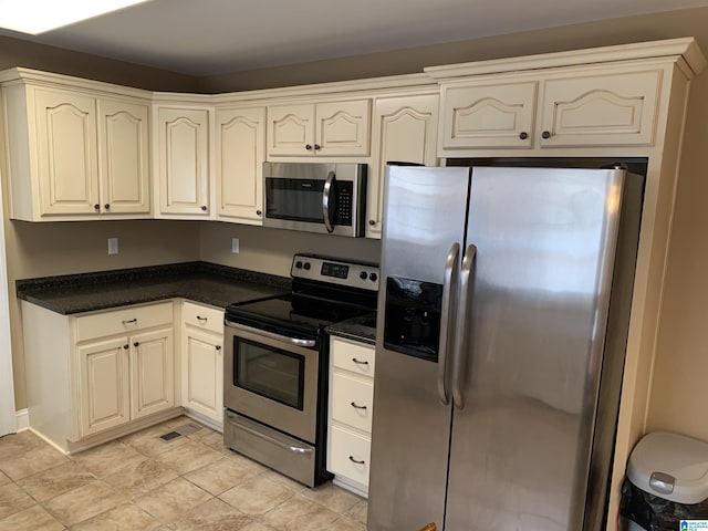 kitchen with stainless steel appliances