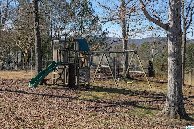 view of play area