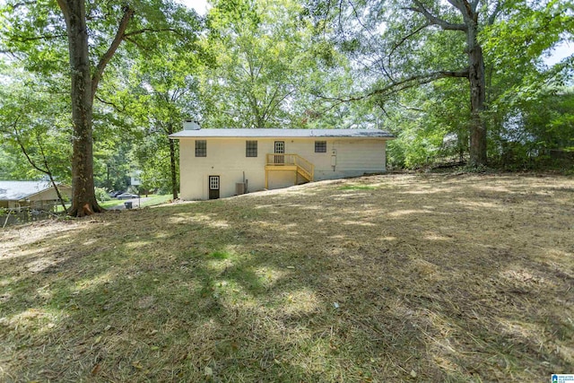 view of back of property