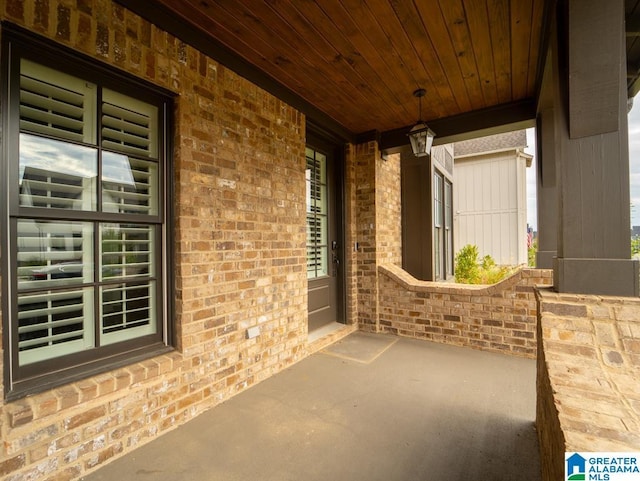 view of patio / terrace featuring a porch