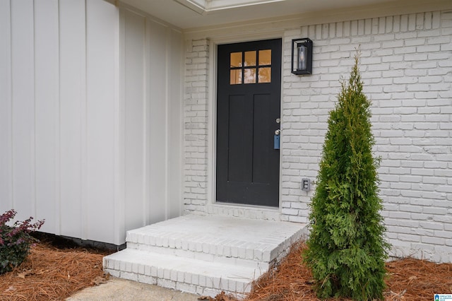 view of entrance to property