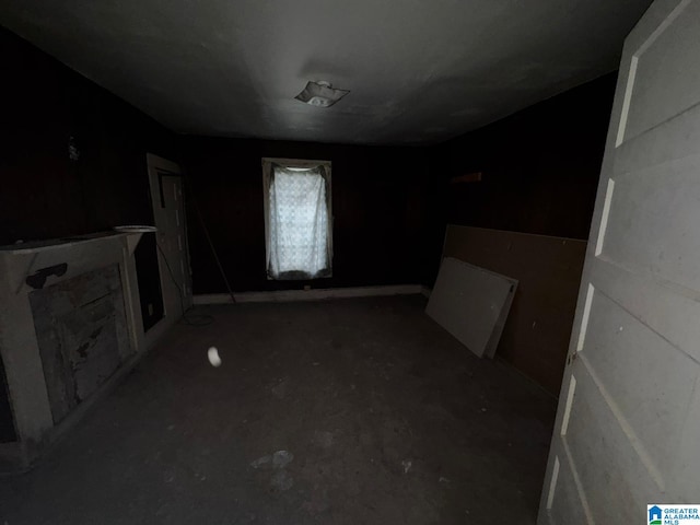 view of unfurnished living room