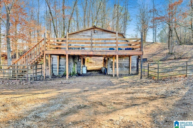 view of outbuilding