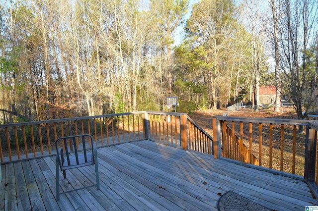 view of deck