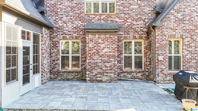 view of patio / terrace featuring area for grilling