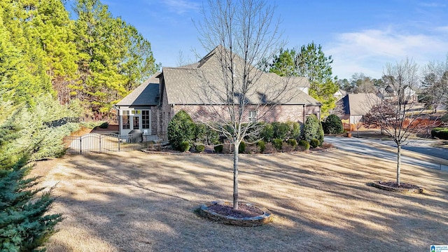 view of front of property