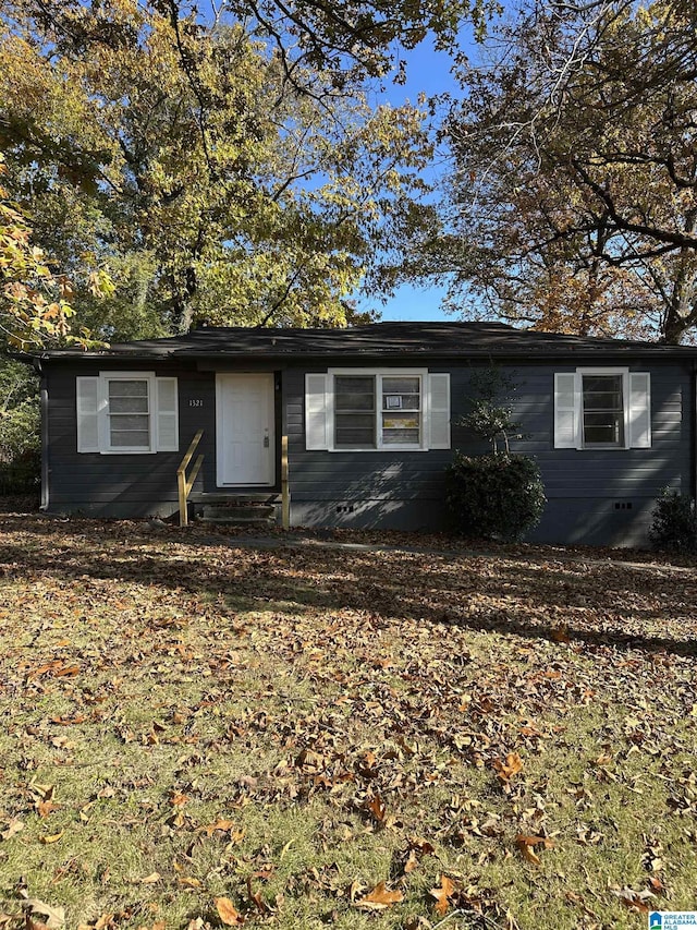 view of ranch-style home