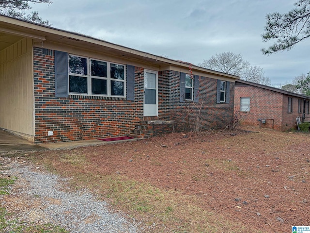 view of front of home