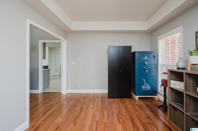 interior space featuring hardwood / wood-style floors