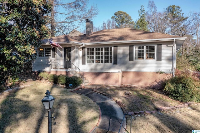 view of front of property