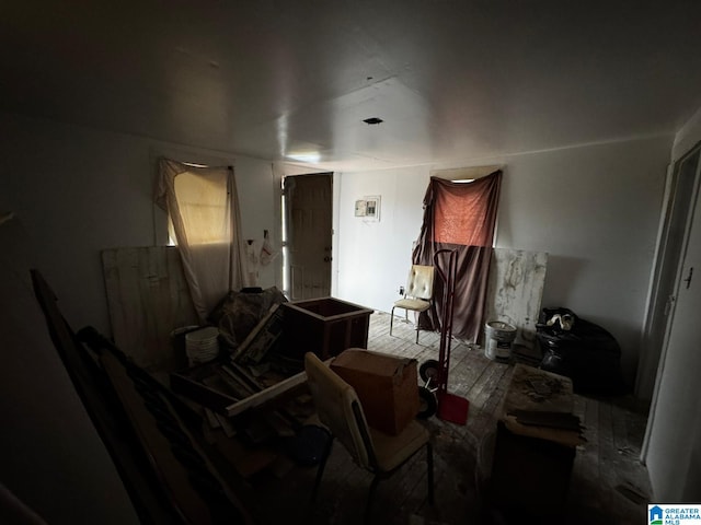 misc room featuring hardwood / wood-style flooring