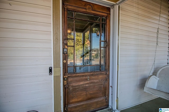 view of property entrance