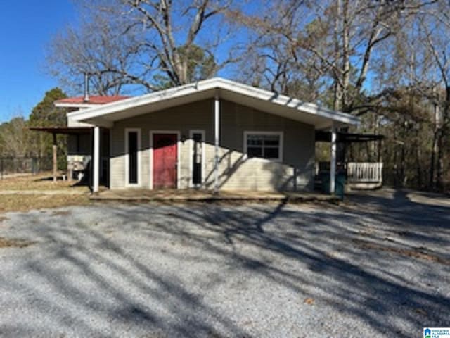 view of property exterior