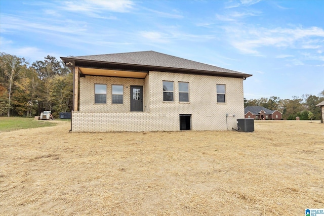 view of home's exterior with central air condition unit