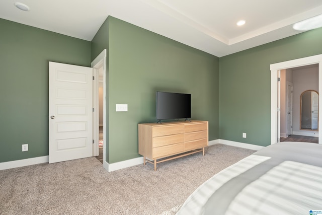 bedroom with carpet flooring