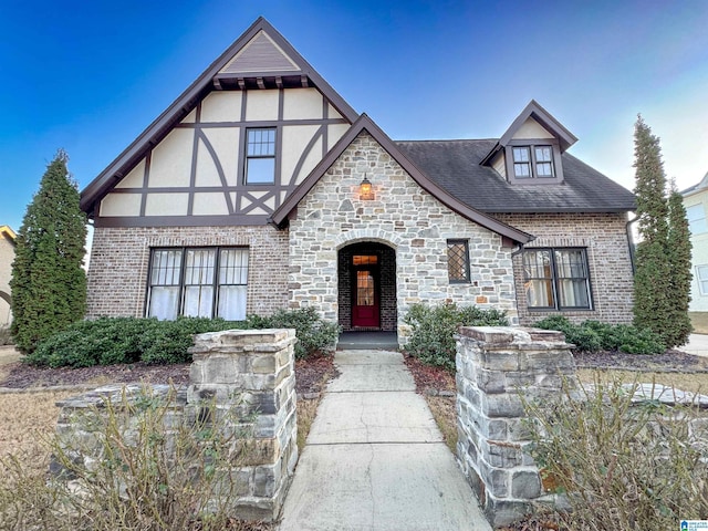 view of english style home