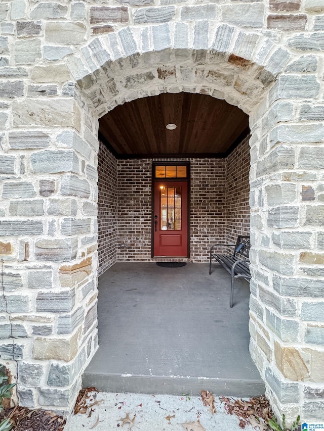 view of entrance to property