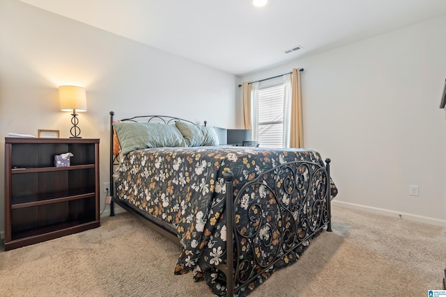 bedroom featuring carpet floors