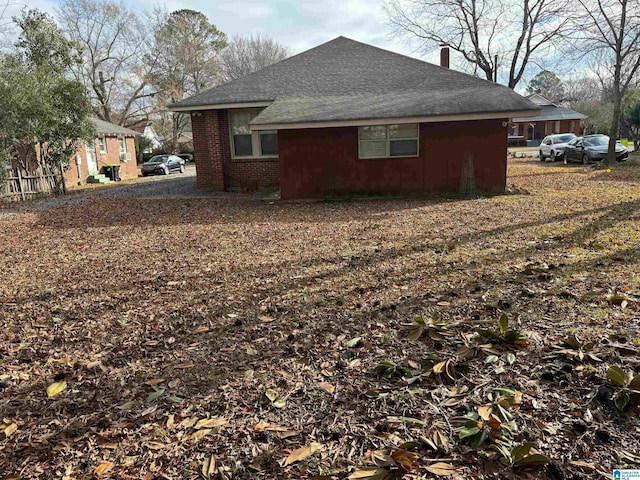 view of side of property