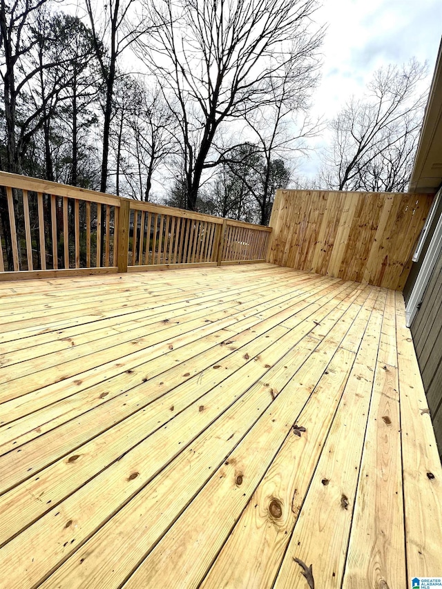 view of deck