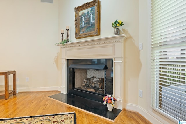 room details featuring wood-type flooring