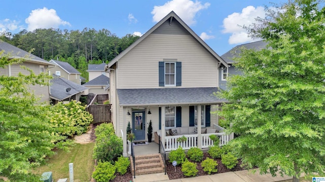 view of front of house with a porch