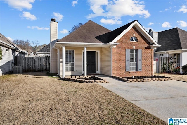 view of front of property