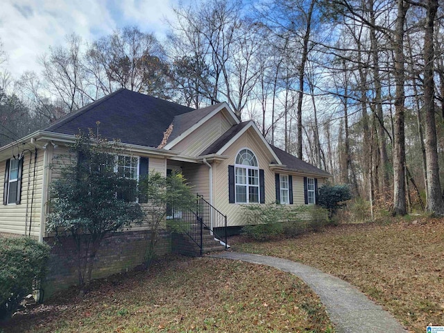 view of front of property