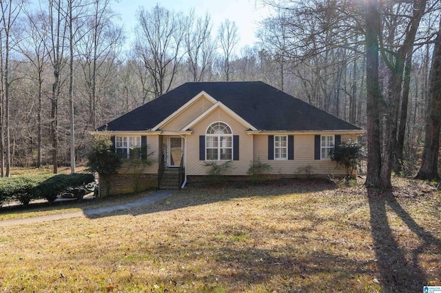 view of ranch-style home