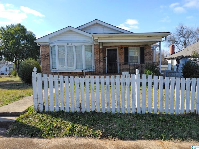 view of front of home featuring a porch