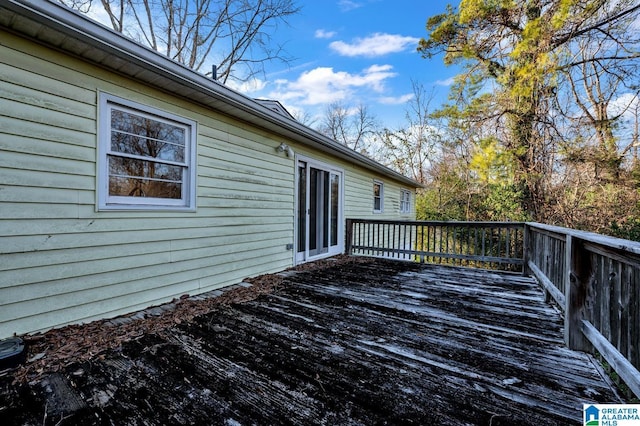 view of deck