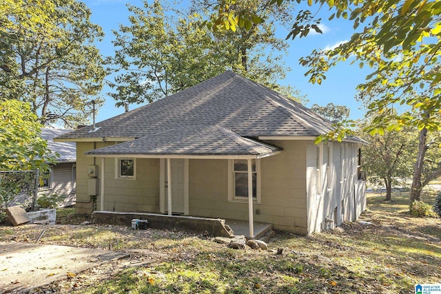 view of rear view of house