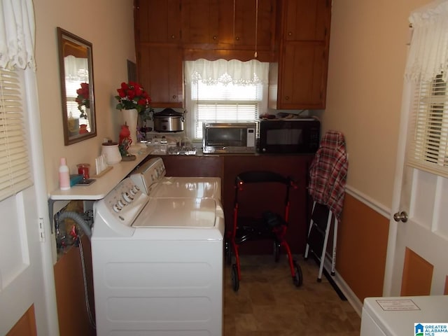 laundry area featuring separate washer and dryer