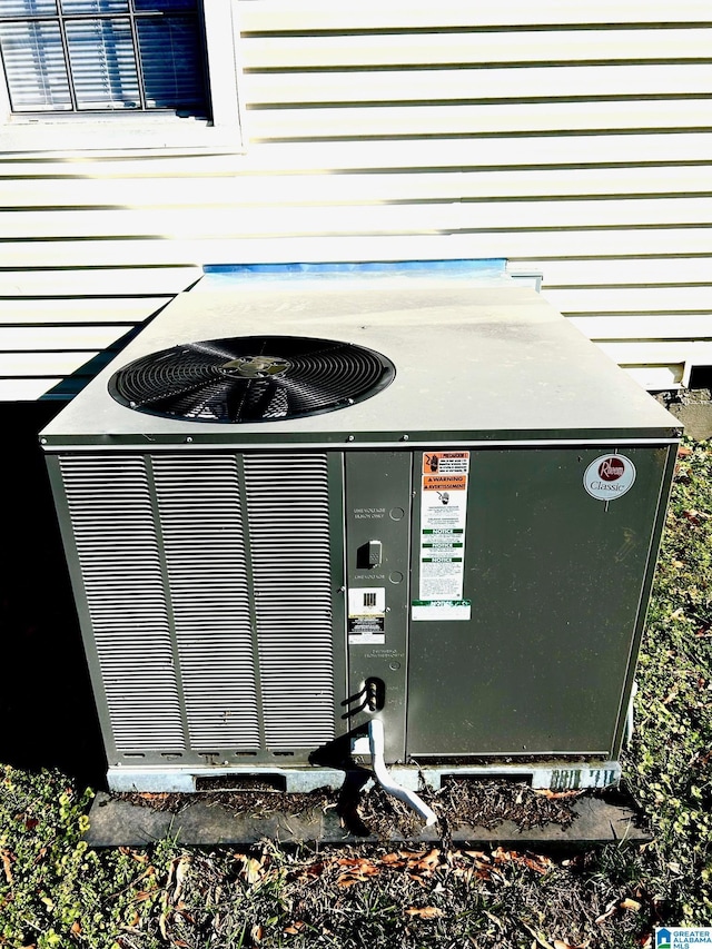 exterior details with cooling unit