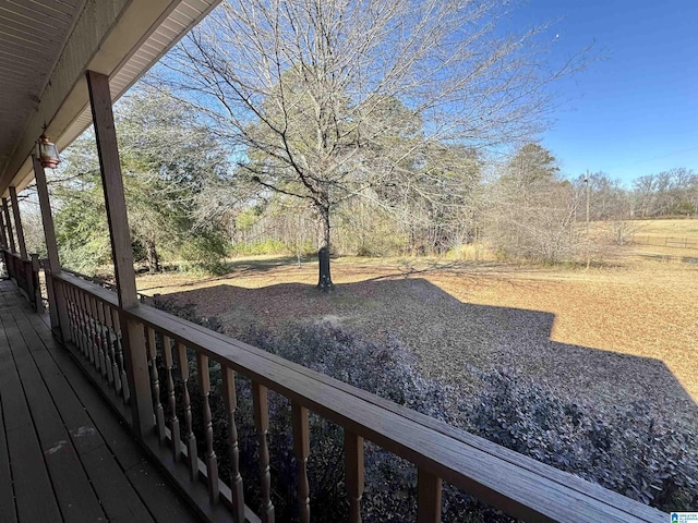 view of deck