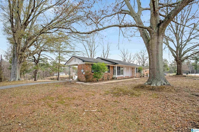 view of ranch-style home