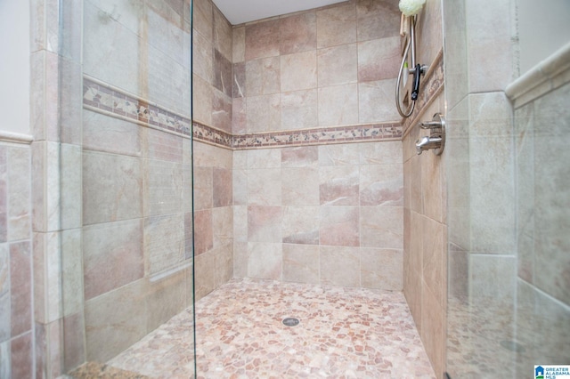 395 Creek Run Rd, Wedowee, AL 36278 - bathroom with tiled shower