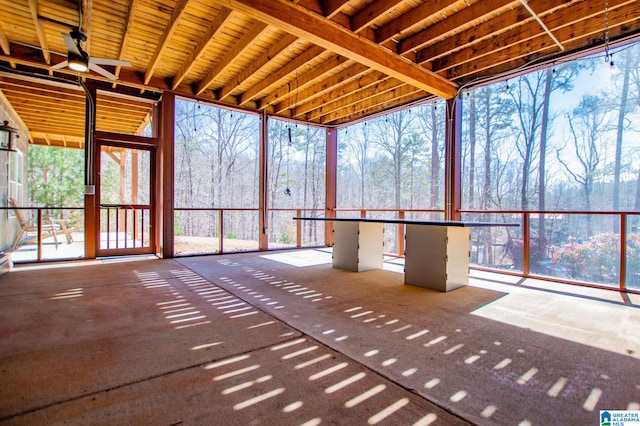 395 Creek Run Rd, Wedowee, AL 36278 - view of unfurnished sunroom