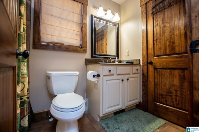 395 Creek Run Rd, Wedowee, AL 36278 - bathroom with toilet and vanity