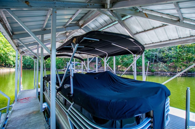395 Creek Run Rd, Wedowee, AL 36278 - view of dock with a water view