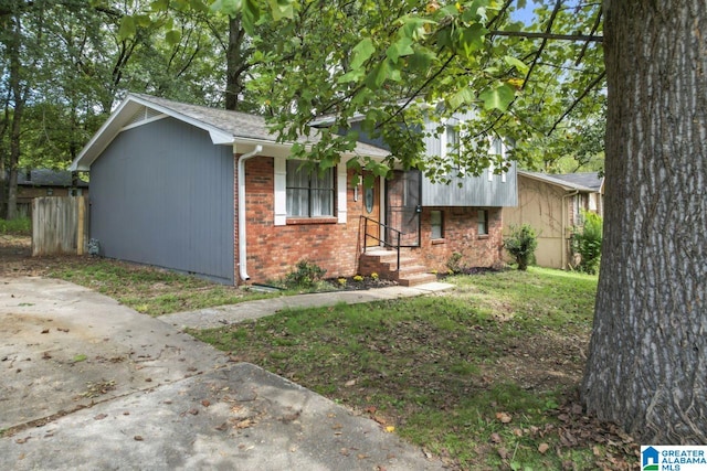 view of front of home