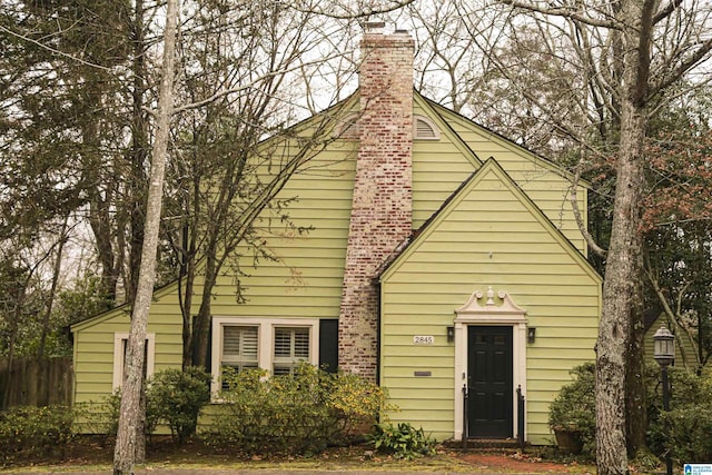 view of front of home