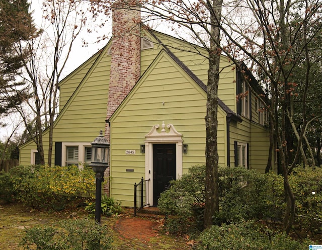 view of front of home