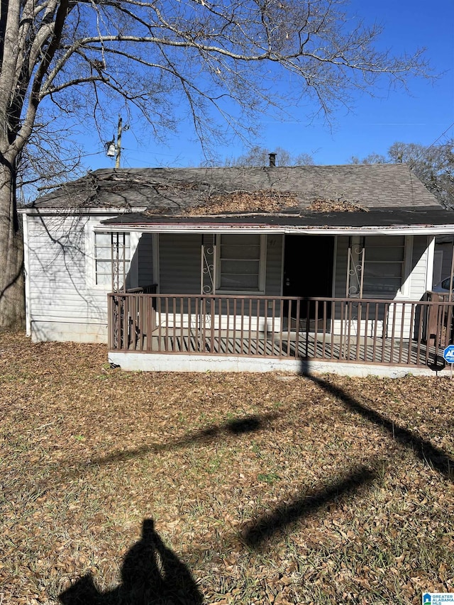 view of rear view of house