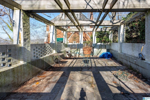 view of patio