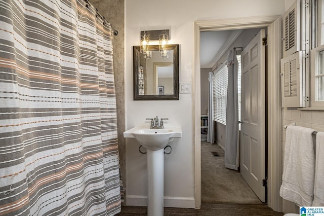 bathroom with sink